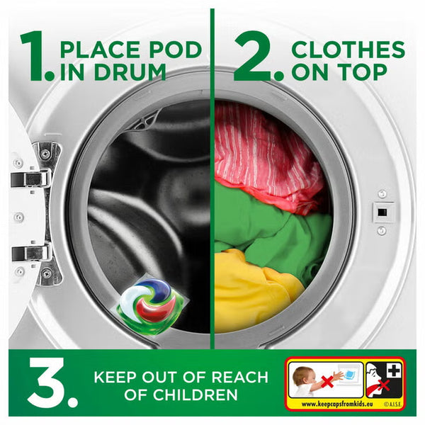 Ariel All in One Platinum Pods with Extra Stain Removal, 120 Wash