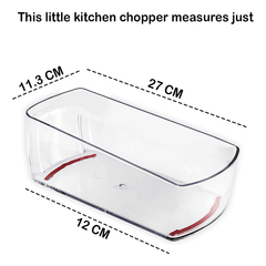 AEX 4-in-1 Manual Vegetable Chopper | Onion Dicer & Slicer | UK Kitchen Gadget | Time-Saving Meal Prep Tool