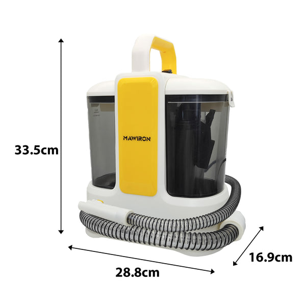 Electric Washing Vacuum Cleaner with Dual Tank and 2 Brushes, Stain Cleaner for Carpets, Stairs, Upholstery, Car, for Large Areas and Stubborn Stains, Carpet Cleaner, Stain Vacuum Cleaner, Upholstery