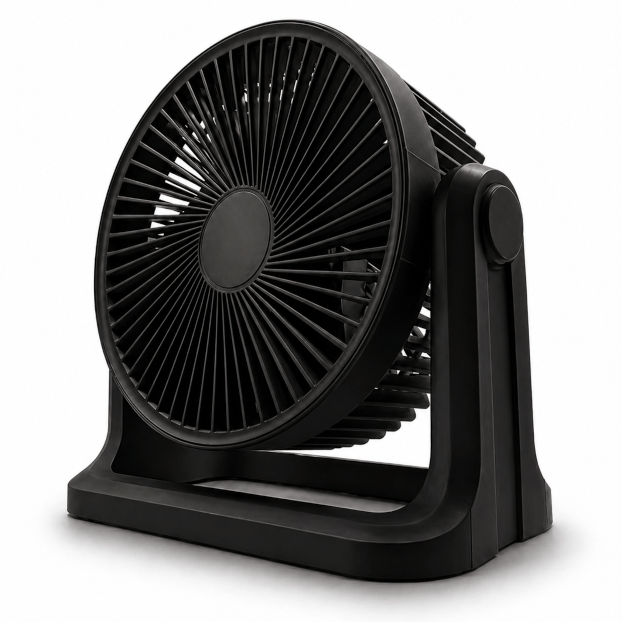 EMtronics 9 Inch Turbo Fan | Powerful Air Circulator with 3 Speed Settings | Adjustable 115° Tilt Head | Portable Desk or Floor Fan with Strong Airflow up to 6m
