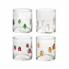 Pandex Holiday Icon Glasses 414Ml, 4 Pack