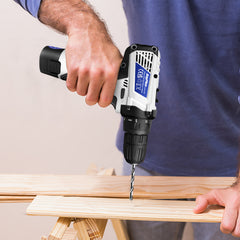 Cordless Drill Driver Power Combi Drill Kit Electric Screwdriver Set with 2-Speed, 18+1 Torque 3/8