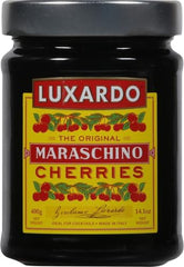 Luxardo Maraschino Cherries 400G (14.1 Oz) | Candied Marasca Cherries Soaked in Luxardo Marasca Cherry Syrup | the Ultimate Cocktail Cherry, Used in the Worlds Best Bars