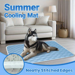 Extra-large Pet Cooling Pad - Super Soft Sweat-absorbing Surface | Instant Cooling Throughout the Day for Comfort | Keep Your Pet Cool All Summer! - Suitable for Small, Medium and Large Cats and Dogs, with 5 Sizes to Choose From