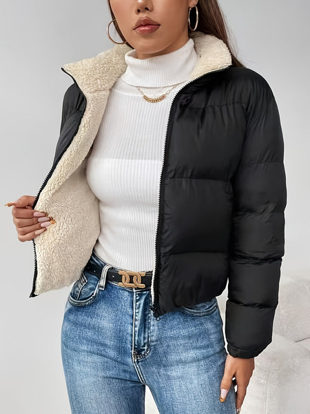 Women's Autumn/Winter Thickened -Lined Long Sleeve Padded Coat