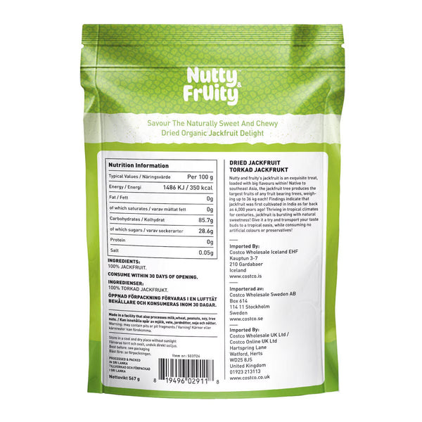 Nutty and Fruity Dried Jackfruit, 587G