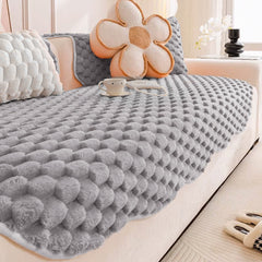 1pc Plush Sofa Cushion 1 2 3 4 Seater, Pet Friendly Sofa Cover, Breathable Sofa Slipcover Couch Cover Seat Cushion, Machine Washable, Warm Thickened Soft and Cozy Non-Slip Furniture Protector Sofa for All-Seasons, Living Room, Bedroom, Office, Home Decor