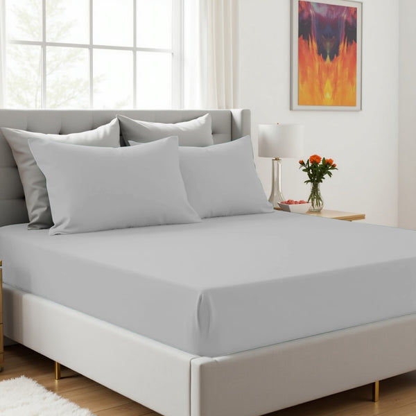 Surprise Colour Plain Dyed Fitted Sheet or Pillowcase | Each Order Delivered in a Random Colour | Single, Double, King Sizes & Pillowcases Sold Separately | Soft, Breathable, Durable Bedding | Easy Care Fabric | LOCAL WAREHOUSE | UK SELLER