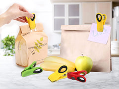 12 Pack Chip Clips, Bag Clips, Magnetic Clips, Chip Clips Bag Clips Food Clips, Bag Clips for Food, Clips for Food Packages, Chip Bag Clip, Food Clips, Magnet Clips, Bread Clips, Clips for Fridge