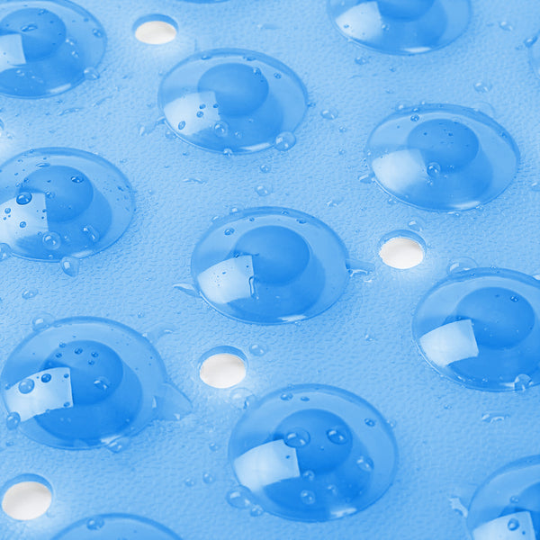 1pc Large Shower Mat – Non-Slip, Strong Suction Cups & Drain Holes, Quick-Dry, Machine Washable, Durable & Comfortable for Bathtub and Bathroom Floor Use
