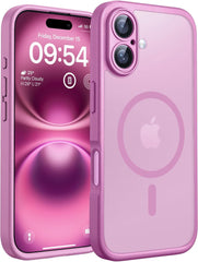 TOCOL Magnetic for Iphone 17 Pro Max Case 6.9-Inch, Compatible with Magsafe, Full Camera Protection, Built-In Magnetic Ring, Drop Protection Shockproof Translucent Matte Phone Cover