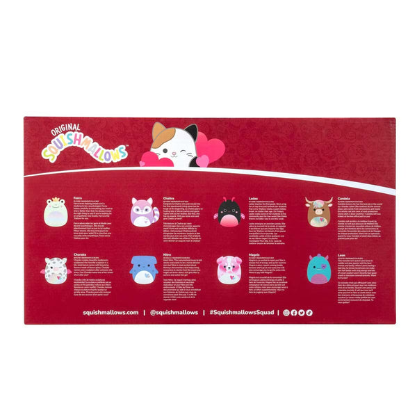 Original Squishmallows 5'' (12.7Cm) Plush - Love Collection 8-Pack