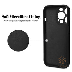 Phone Case: Custom Photo Black Slim Lightweight Phone Case - with Camera Protection, Soft Material, HD Printing, Fade-Resistant, Personalized Case for iPhone 17/ 16/ 15/ 14/ 13/ 12/ 11 Pro Max/ Pro/ Plus, Warm Gift for Friends & Family on Christmas
