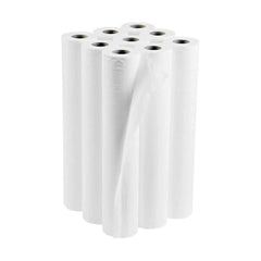 9x Rolls Hygiene Couch Rolls Salon Barbers Strong Paper Laminated Embossed Paper Tissue Disposable 2 Ply 20