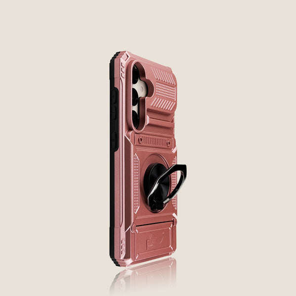 Phone Case - New 360° Rotating Kickstand Colorful Phone Case for Iphone 17 Pro Max, 16, 15, 14, 13, Air Plus, Featuring a Ring Holder And ID Card Slot, in Black, Designed to Be Non-Slip, Durable, And Stylish for Protection