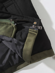 Autumn and Winter Outdoor Leisure Fashion Fake 2pcs Hooded Insulated Warmth Couple's Vest