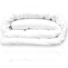 Divine Textiles Lightweight Air Cloud Quilt 4.5 10.5 13.5 15 TOG Duvet – Breathable All-Season Duvet with Soft Hollowfibre Filling | Single, Double, King, Super King | White