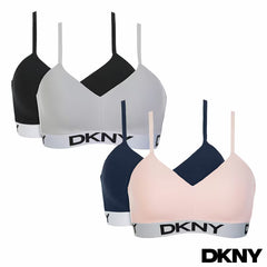 DKNY Ladies Wireless Plunge Bra, 2 Pack