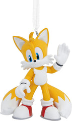 Hallmark Tails Hanging Ornament, Sonic the Hedgehog Tree Decoration, Resin, Gifts for Christmas