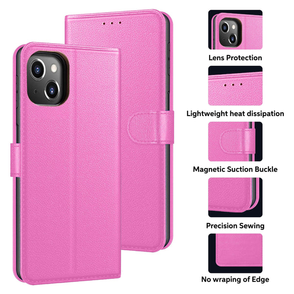 Luxury Case for iPhone 16 Pro Max Plus, 15 Pro Max Plus, 14 Pro Max Plus, 13 Pro Max mini, 12 Pro Max Mini, 11 Pro Max XS MAX XS X SE 8 Plus 7 Plus 6 6S PlusLeather Phone Case Cover, PU Faux Leather Wallet Book Folio Flip Magnetic Shockproof Case with Car
