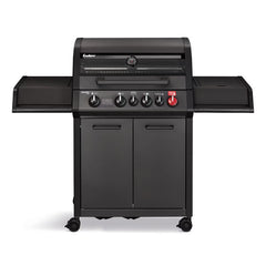Enders Monroe 4 Burner Stainless Steel Gas Barbecue + Pizza Stone + Cover