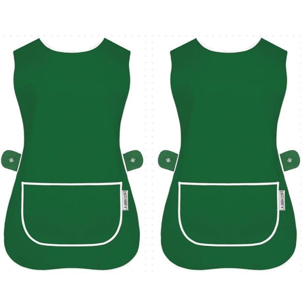 Pack of 2 Tabard Apron | Aprons for Men, Women, and Ladies | Professional Cooking Aprons with 2 Pockets | Adjustable Kitchen Apron for Baking, BBQ, Grilling, Gardening, Crafting, Cleaning, Painting, Barista, Restaurant Work | Cute & Stylish Gift Apron for