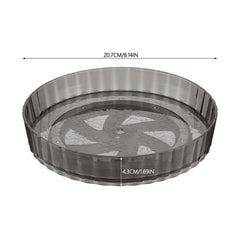 Non-Slip Rotating Storage Rack 1 Pack, Lazy Susan Organizer for Kitchen Spice Rack and Cosmetic Storage, Multi-functional Design for Cupboard Bedroom Bathroom Living Room Use, Complete Worktop Organizer Solution