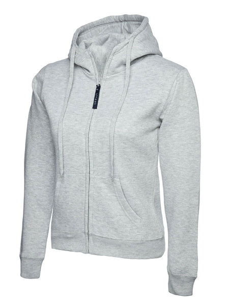 Uneek Clothing UC505 Ladies Classic Full Zip Hooded Sweatshirt - Double Fabric Hood | Brushed Lining, Casual Top for Women | Suitable for Everyday or Work Wear