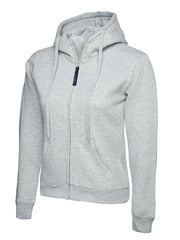 Uneek Clothing UC505 Ladies Classic Full Zip Hooded Sweatshirt - Double Fabric Hood | Brushed Lining, Casual Top for Women | Suitable for Everyday or Work Wear