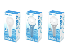 UK LOCAL SELLER - Portable Handheld & Desktop Fan – Battery & USB Powered Personal Cooling Fan with 2 Speed Settings, Detachable Stand, Quiet Motor & Compact Travel Design for Home, Office, Outdoor & Travel Use | Sent and Fulfilled from UK Warehouse and D