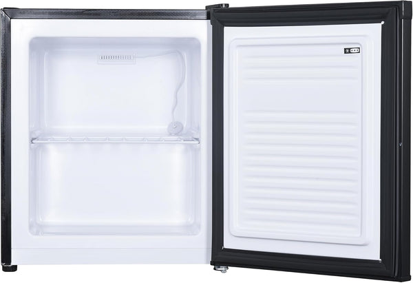 Igenix IG3751BL Table Top Mini Freezer with 33 Litre Capacity, 1 Wire Shelf, Reversible and Lockable Door, Black