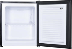 Igenix IG3751BL Table Top Mini Freezer with 33 Litre Capacity, 1 Wire Shelf, Reversible and Lockable Door, Black
