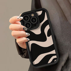 Phone Case: Bamboo Black Simple Luxury Thick Anti-drop Zebra Pattern Phone Case for iPhone 17 Pro 17 Pro Max 17 Air 16 Pro Max 16 16 Pro 16 Plus 15 15 Plus 15 Pro 15 Pro Max 11 12 13 14 Pro Max XS XR 11 Pro 11 Pro Max 12 Pro 12 Pro Max 13 Pro 13 Pro
