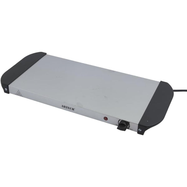 Electric Buffet Server Section Removeable Tray - Stainless Steel, Adjustable Temperature Control, Generous Capacity, Multifunctional Buffet (Silver 3 Section)