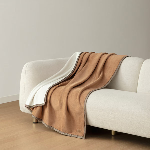 Casual Living Luxe Plush Throw in Ivory, 127 X 178 Cm
