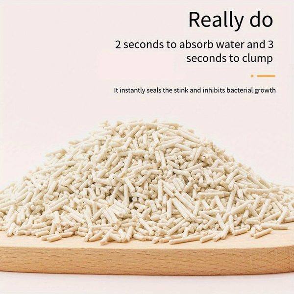 Tofu Cat Litter, 2.4kg / 6L bag, Strong Clumping, Flushable, Easy Scooping