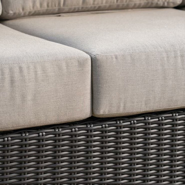 Sunvilla Violet 4 Piece Wicker Deep Seating Set + Cover