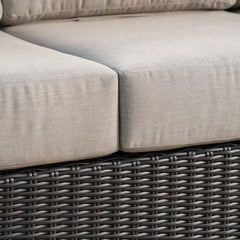 Sunvilla Violet 4 Piece Wicker Deep Seating Set + Cover