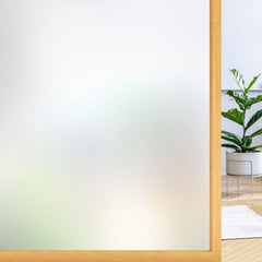 Rabbitgoo Window Film Privacy Film for Glass Windows, Frosted Glass Sticker Static Cling without Glue for Bathroom Home Office Matt 44.5X200 Cm