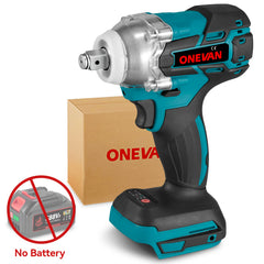Brushless Electric Wrench, 1/2 Inch Impact Wrench Set,, with LED Work Light, 2 Forward Speeds, 2 Reverse Speeds, for Home DIY/Electric Tools Home DIY/Electric Tools, Furniture Installation Scaffolding Electric Tools, ONEVAN