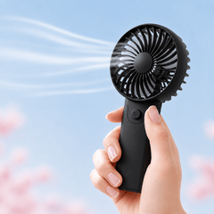 Portable Mini Handheld Cooling Fan Lightweight Quiet Fan for Travel Office Outdoor Use