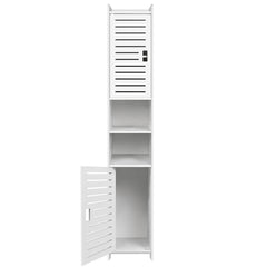 Bathroom Cabinet Bathroom Storage Units Floor Standing Display Cabinet, Free-standing Floor Cabinets,Home Storage Furniture Organizer Cupboard Unit for Kitchen,Hallway,Bedroom,20L×20W×116H CM