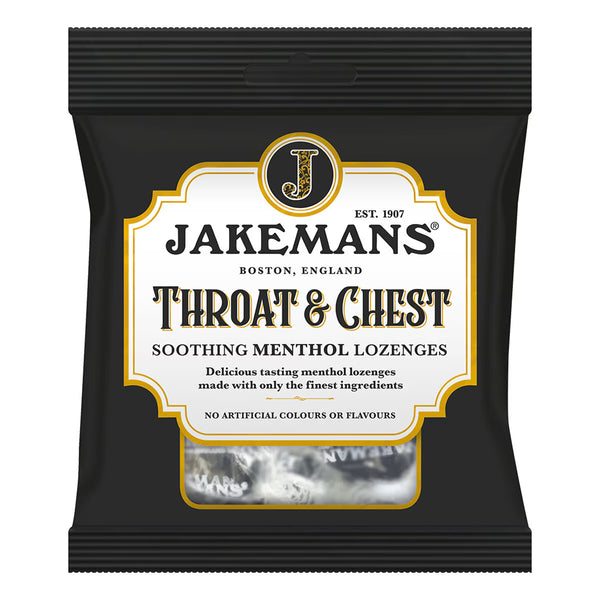 Jakemans Throat & Chest Lozenges, 12 X 73G