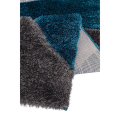 Luxury Soft Shaggy Area Rug – Modern Non-Shedding Geometric Triangles Design, High-Pile Plush Living Room Carpets, Large Thick Rug for Bedroom, Kitchen, Lounge & Home Décor – Contemporary Floor Rug & Mats
