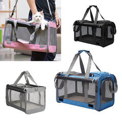 Large Pet Carrier Bag Portable Soft Fabric Fold Dog Cat Puppy Travel Bag in UK