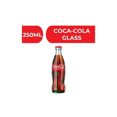 Coca-Cola Original Glass Soft Drink 24 x 250ml Premium Glass Bottles Party, Ideal for BBQs, Parties & Family Event