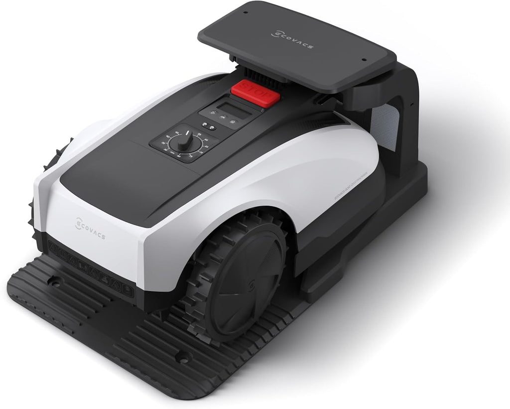 ECOVACS GOAT O500 Panorama Robot Lawnmower 500㎡, Auto Mapping, Setup-Free, Lidar-Enhanced Panoramic Visual Navigation, Pass 0.7M Path, Customized Mowing, Edge Precision Mowing, 45% Slope