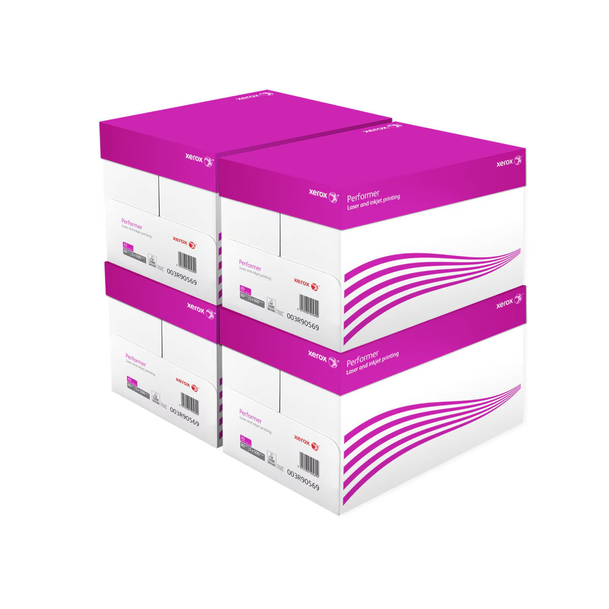 Xerox Performer A3 80Gsm 4 Boxes of White Paper - 10,000 Sheets