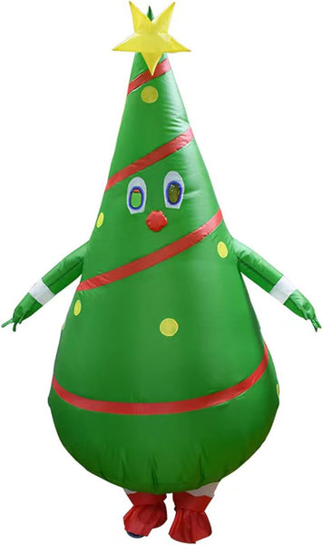 Inflatable Christmas Costume - Blow up Suit for Halloween, Festivals & Carnivals