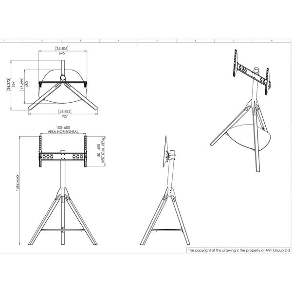 AVF Hoxton TV Stand for Tv'S up to 70